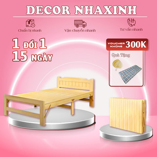 Giường Gấp, Giường Gỗ Thông Xếp Gọn, Giường Gỗ Thông Minh Tiết Kiêm Không Gian Nhiều Kích Thước