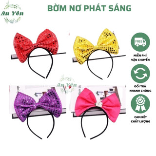 bờm nơ micky trung thu noel lễ hội sáng nhấp nháy