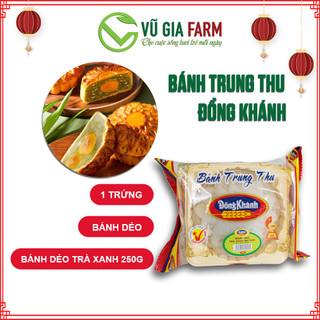 Bánh Dẻo Trung Thu Đồng Khánh Trà Xanh Matcha 1 Trứng (250g) Chính Hiệu Bông Lúa Vàng