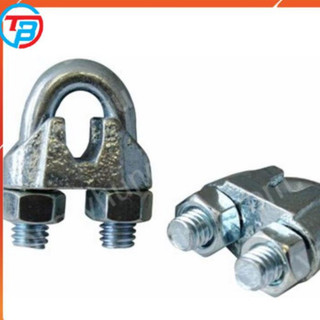 Đai ốc siết cáp, khóa cáp, cóc siết cáp, kẹp cáp 6mm chữ U.