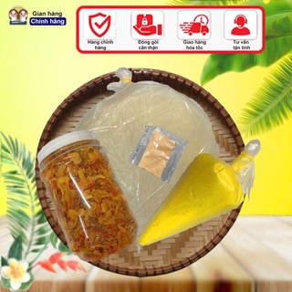 Combo Bánh Tráng Phơi Sương 500Gr Kèm 200Gr Muối Tôm Hành Phi - Tặng Bơ 200Gr || Bánh Tráng MTD | Freeship