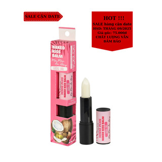 (SALES XẢ HÀNG CẬN DATE THÁNG 09/2025) SON DƯỠNG MÔI NAKED KISS BALM SENSE PLUS HƯƠNG DÂU 5G
