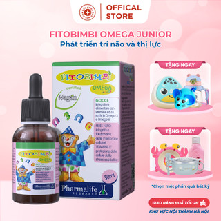 FITOBIMBI Omega Junior - Phát Triển Trí Não,Tăng Cường Miễn Dịch,Tốt Cho Mắt(Lọ nhỏ giọt 30ml)