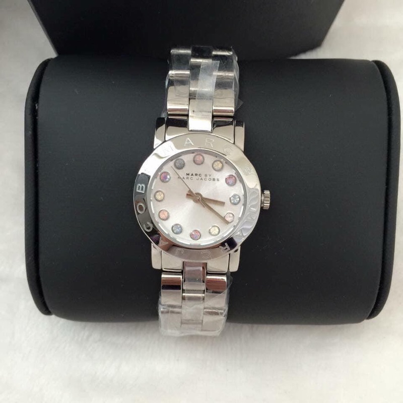 [ Chính Hãng 100%] Đồng Hồ Nữ Marc Jacob MBM3217(3217) Máy Quartz (Pin) Kính Khoáng Mặt Tròn Siz 26m