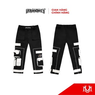 Quần Dài Pants Unisex URBAN MONKEY " UM$ x VO$ Pants Black " Chất Liệu Khaki Cao Cấp Túi Hộp Phối Màu Đen