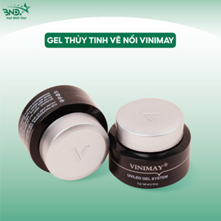 Gel thủy tinh vẽ nổi Vinimay 5g - Gel đặc vẽ tạo hình móng chà tráng gương nail