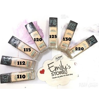 (Thanh lý cho khách thực hành trên da giả) Kem nền Maybelline Fit Me Foundation