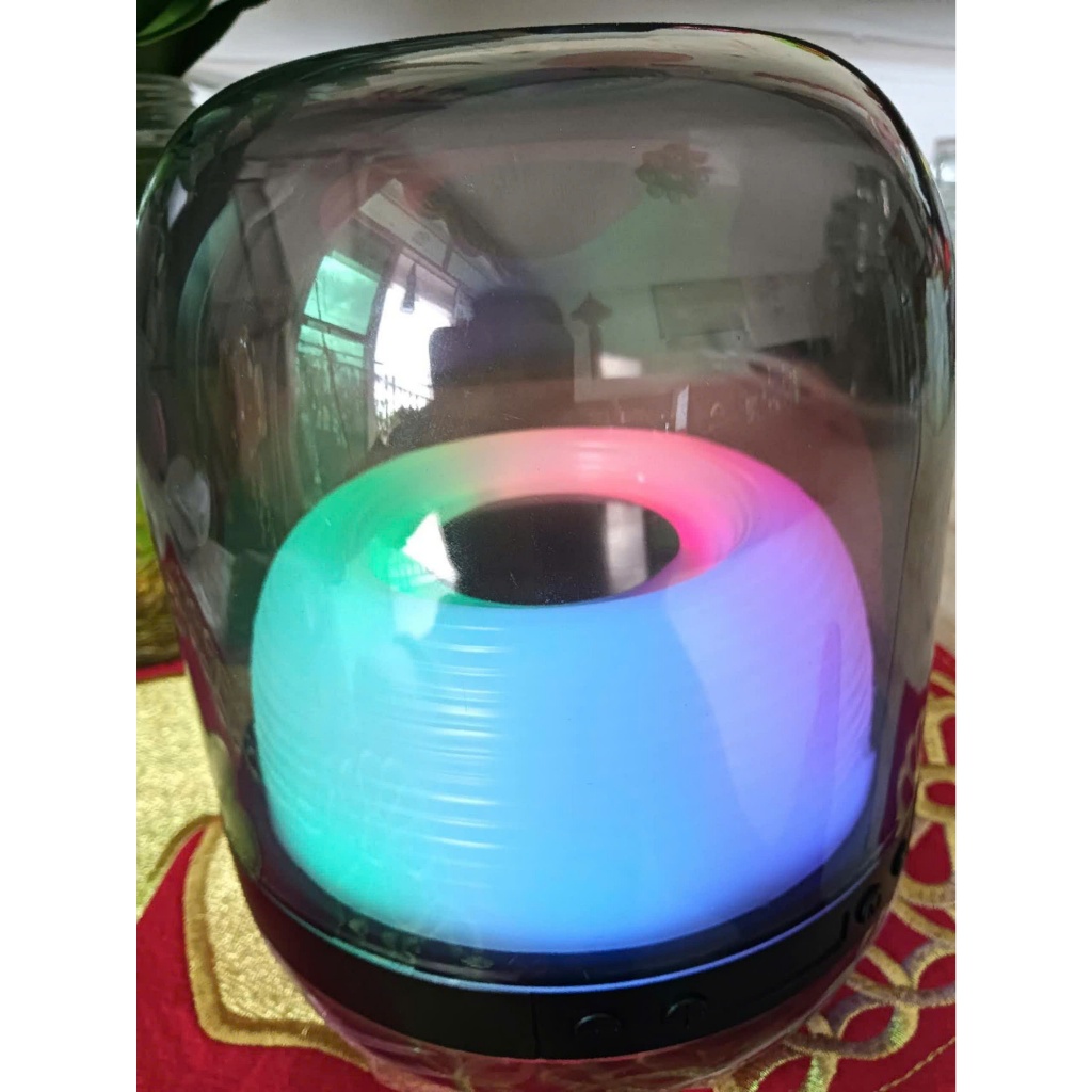 Loa Bluetooth L20 , đèn RGB đổi màu , thiết kế trong suốt