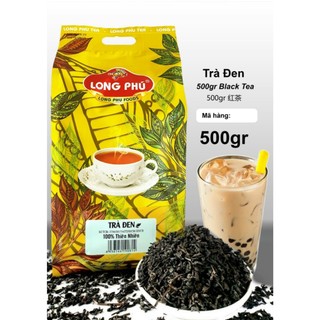  Trà Đen  Black tea  LONG PHÚ Gói 500g - Nguyên Liệu Trà Sữa Thơm Đậm Vị Trà Nước Trà Chè 