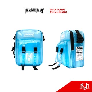 Túi Đeo Chéo URBAN MONKEY PVC Trong Suốt Chống Nước Màu Xanh Dương