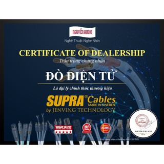 Cáp HDMI Supra 2.1 UHD 8K - Made in Thuỵ Điển - Phân phối chính hãng