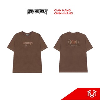 URBAN MONKEY$ GOBLIN SIGNATURE SUEDE BROWN TEE (Áo Thun) Chất Liệu Da Lộn Dày Dặn