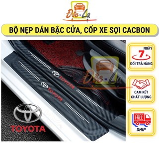Nẹp Dán Vân Carbon Chống Trầy Xước Bảo Vệ Bậc Cửa Ô Tô/ Bảo Vệ Cốp Sau Ô Tô Cho Nhiều Hãng Xe [Hàng Loại Tốt]
