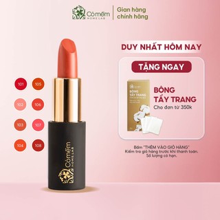 Son Môi Lụa Không Chì Thiên Nhiên Cỏ Mềm An Toàn 4g
