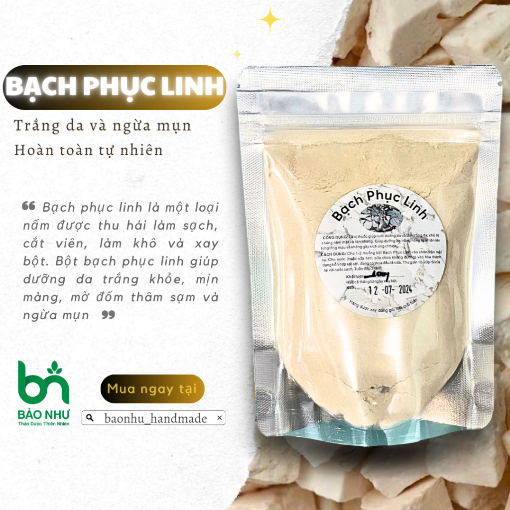 Bạch Phục Linh Nghiền Mịn