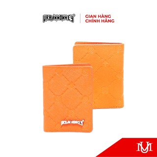 Ví Ngắn Da URBAN MONKEY LOLIPOP Màu Cam Logo Nối Bật