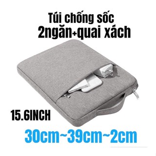 Túi Chống Sốc vải đựng Laptop, Macbook Chống Va Đập cực tốt, 2 Ngăn kích thước từ 13 Inch đến 15.6 Inch. Túi laptop.