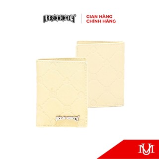 Ví Ngắn Da URBAN MONKEY LOLIPOP Màu Cream Logo Nối Bật