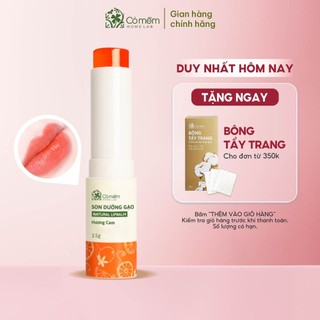Son Dưỡng Môi Có Màu Gạo Hương Cam Dưỡng Môi Mềm Mại, Giảm Thâm Môi Cỏ Mềm 3,6g