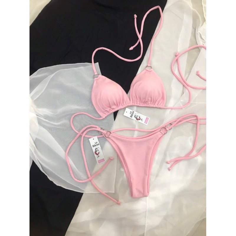 Bikini 2 mảnh đồ bơi tam giác nhiều màu,có sẵn,phối khoen sexy hình thật do shop chụp sàn | BigBuy360 - bigbuy360.vn