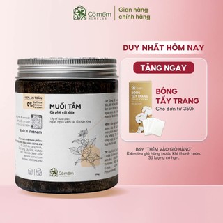 Muối Tắm Tẩy Da Chết Body Cafe Cốt Dừa Giúp Body Sáng Mịn Cỏ Mềm 250g