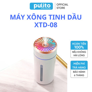 Máy Xông Tinh Dầu  ,Máy Phun Sương Dưỡng Ẩm Kết Hợp Led Đầy Màu Sắc Tự Động Ngắt Khi Sử Dụng Thời Gian Dài XTD-08 PULITO