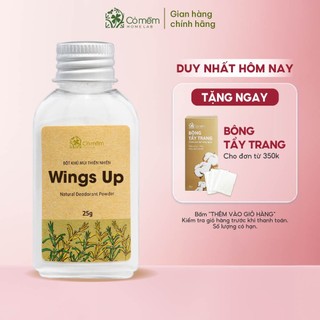 Bột Khử Mùi Wings Up Khử Mùi Hôi Chân Hôi Nách Giảm Tiết Mồ Hôi Hôi Cỏ Mềm 25g