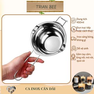 Dụng cụ, nồi nấu chảy sáp, làm nến, làm son, xà phòng-Đun trực tiếp hoặc cách thủy