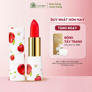 Son Dưỡng Táo Hữu Cơ Dưỡng Môi Mềm Mại Giảm Thâm Môi An Toàn Cho Cả Bà Bầu Cỏ Mềm 4g