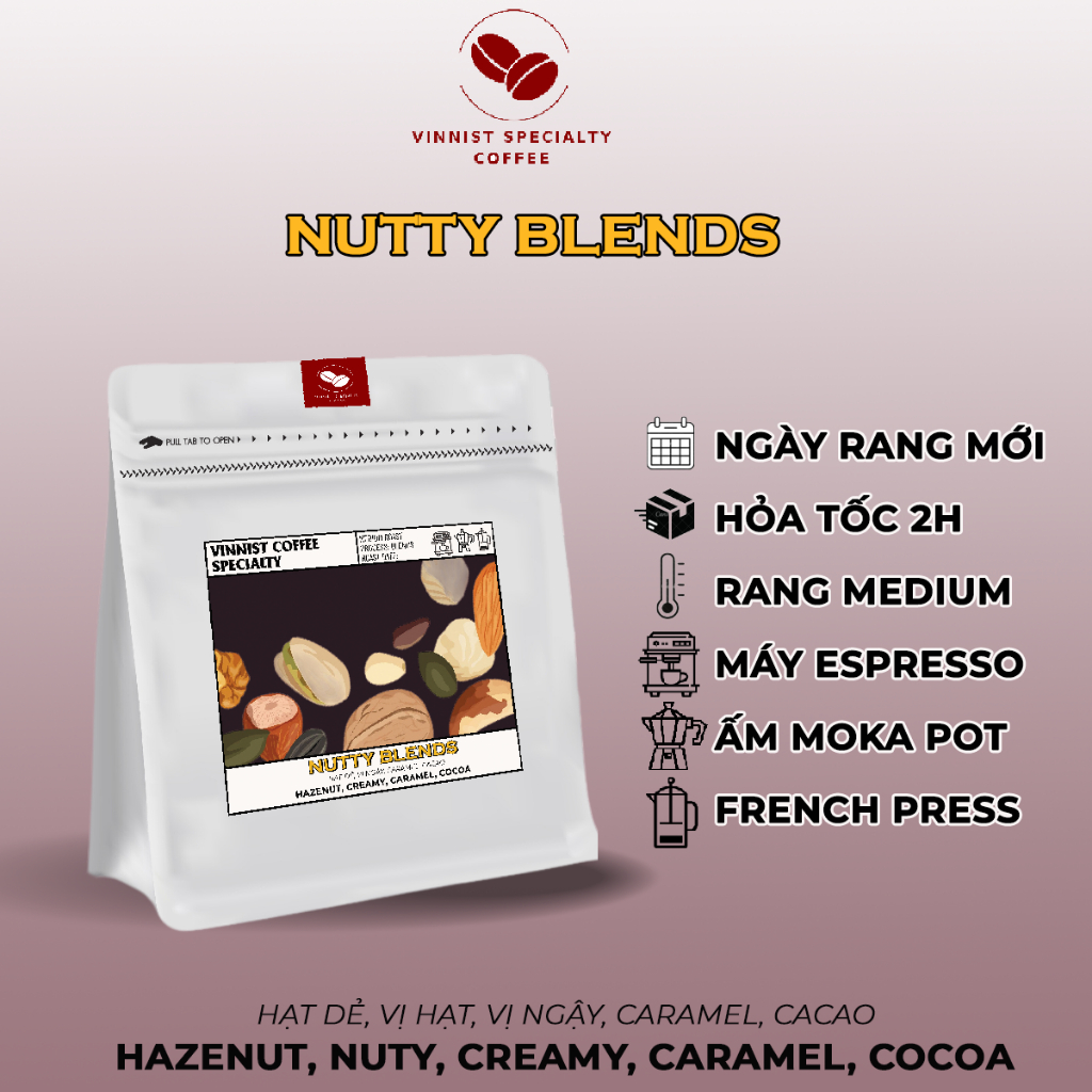 [Blend] Cà Phê Nutty Blend Espresso
