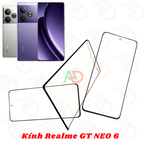 AD mặt kính Realme GT Neo 6 , kính dùng ép cho realme gt neo 6