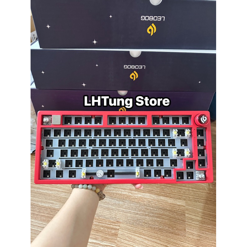 [SẴN GIAO NGAY] Kit Bàn Phím Cơ Leobog Hi75 | Hi75C Pro Full Nhôm | Led RGB | Mạch Xuôi Có Núm Layout 75% | BigBuy360 - bigbuy360.vn