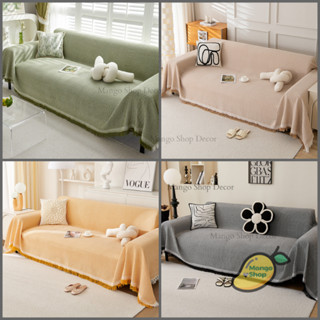 Thảm Trải Phủ Bọc Ghế Sofa Mẫu Mới Dệt Ô Caro Cao Cấp Màu Hottrend Khăn Trải Bàn Thảm Trải Picnic Cao Cấp Trơn