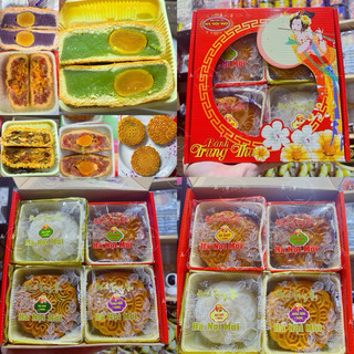 Hộp 4 bánh trung thu Hà Nội mới bánh 200g