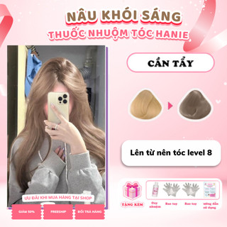 Thuốc Nhuộm Tóc Màu NÂU KHÓI SÁNG  | Hanie thuốc nhuộm tóc tại nhà