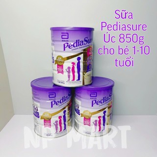 Date 10/25 sữa pediasure úc, nga 850g cho bé 1-10 tuổi