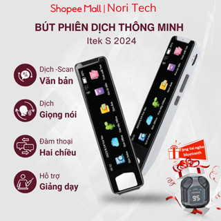 Bút Scan phiên dịch Itek S mẫu mới nhất 2025 bút scan dịch văn bản, dịch ảnh, đàm thoại 2 chiều, dịch offline BH 12T