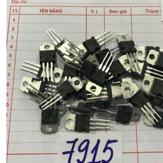 10 con IC ổn áp 7915 TO220-1.5A-15V