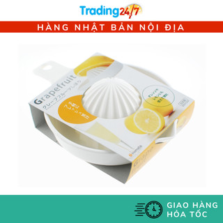 [Hỏa tốc HCM] Dụng cụ vắt cam chanh cỡ to có tay cầm Inomata NỘI ĐỊA NHẬT BẢN