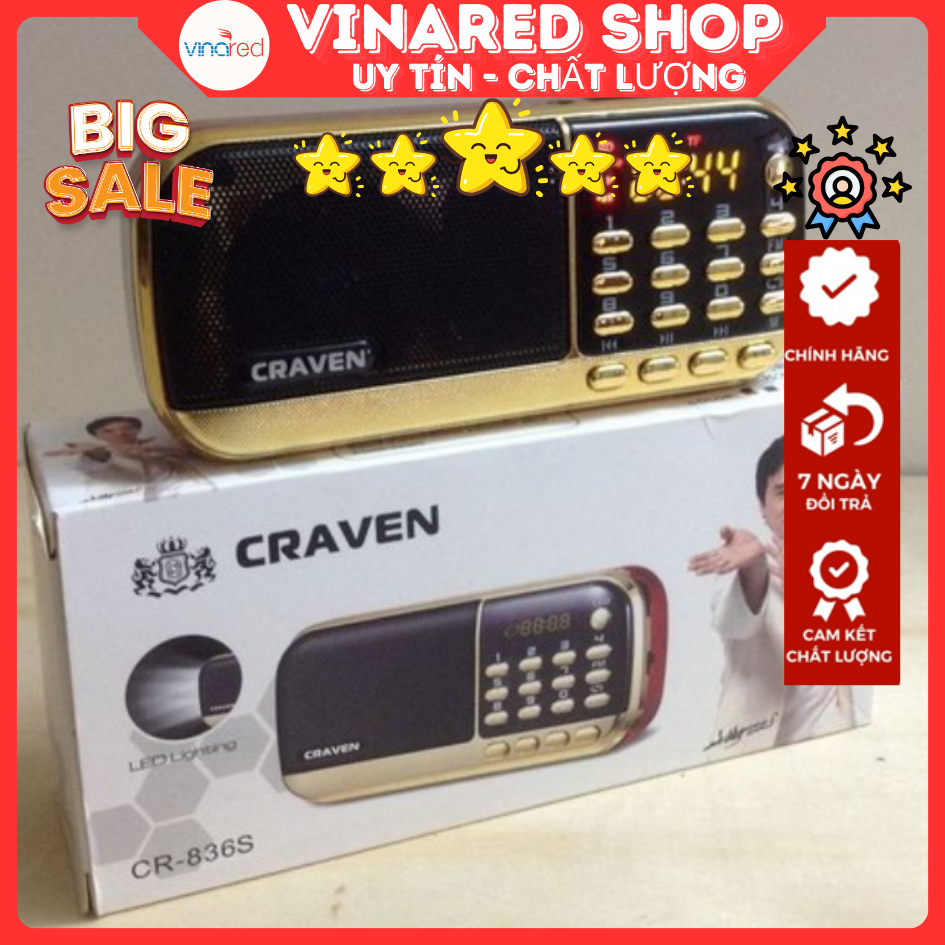 Loa Nghe Nhạc Usb Thẻ Nhớ FM Craven CR-836s