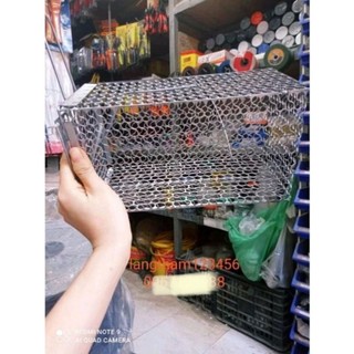 Bẫy chuột lồng mạ kẽm tái sử dụng nhiều lần.