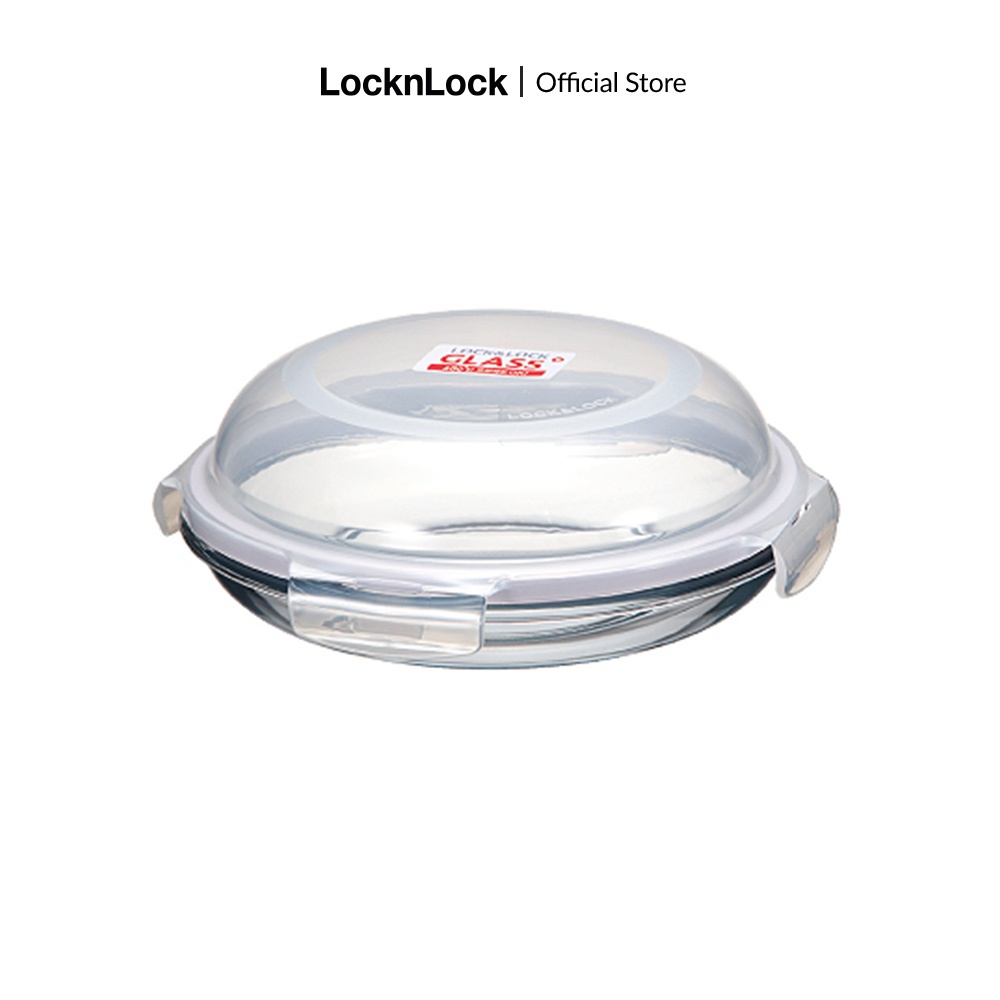 Hộp thủy tinh chịu nhiệt hình tròn LocknLock Glass food container round 530ml LLG883