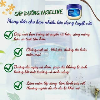 SÁP DƯỠNG VASELINE ĐA NĂNG 50G -100G