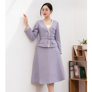 Áo Vest Nữ Thu Đông Dài Tay Chiết Eo Công Sở Thanh Lịch LAMER L65W23T009