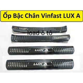 Ốp Bậc Chân, Nẹp Bước Chân Trong Xe Vinfast LUX A Mẫu Titan Cao Cấp, Có Sẵn Keo Dán 3M