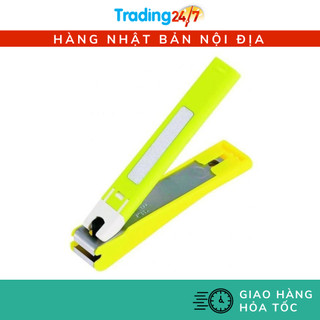 [Mã COSDAY giảm 50k đơn 250k] [Hỏa tốc HCM] Bấm móng tay thân nhựa KAI màu xanh lá, cỡ trung Nội địa Nhật Bản