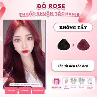 Thuốc Nhuộm Tóc Màu ĐỎ ROSE - KHÔNG TẨY | haniehair