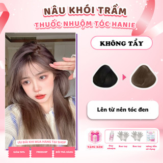 Thuốc Nhuộm Tóc Màu NÂU KHÓI TRẦM - KHÔNG TẨY  | Hanie thuốc nhuộm tóc tại nhà