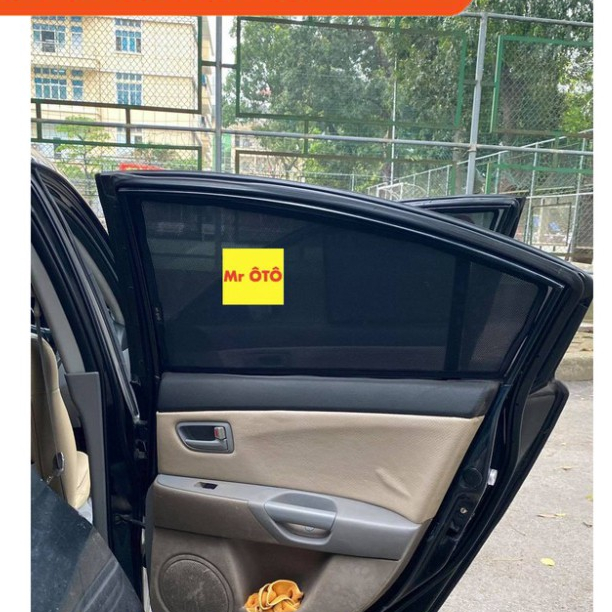 Rèm che nắng xe mazda3 2003-2007 Hàng Loại 1 MR Ô TÔ  ( Rèm Mr ô tô chính hãng vừa khít )