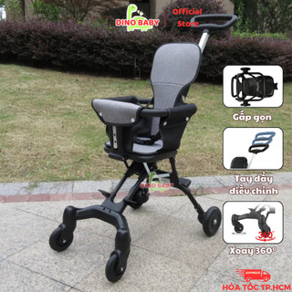 Xe đẩy đảo chiều gấp siêu gọn v-baby q2, xe đẩy gấp gọn cho bé, xe đẩy du lịch, xe đẩy 2 chiều